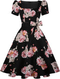 OBBUE Women's Vintage 1950s Cocktail Party Dress Review