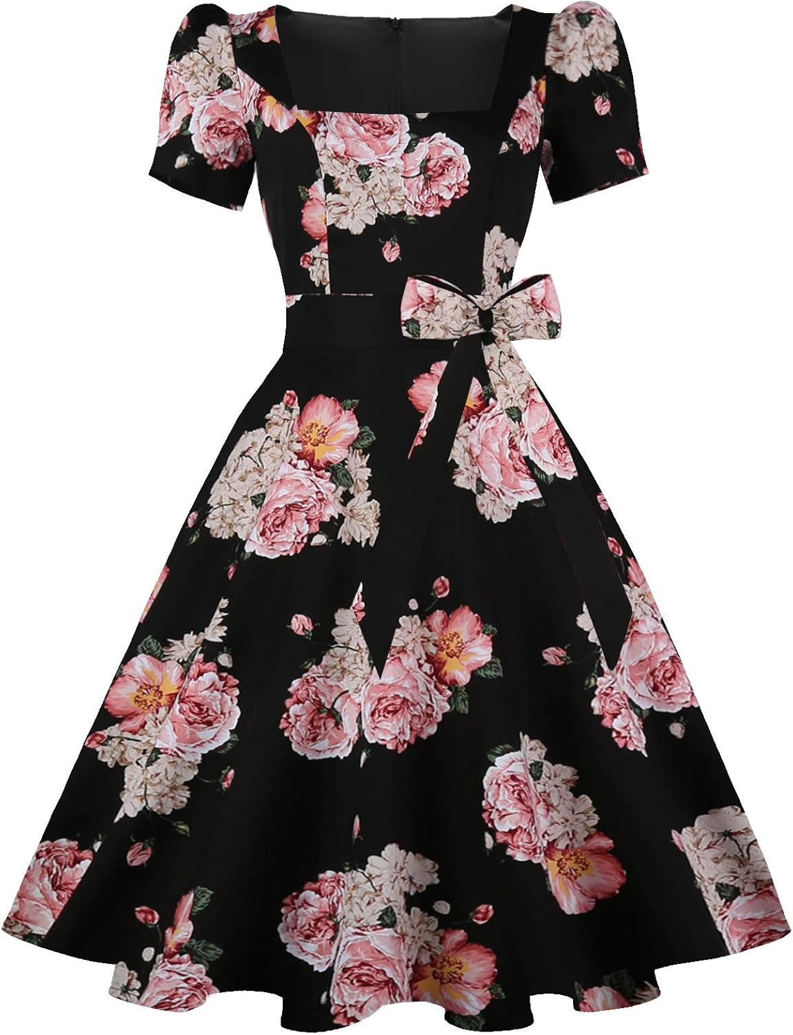 OBBUE Women's Vintage 1950s Cocktail Party Dress Review