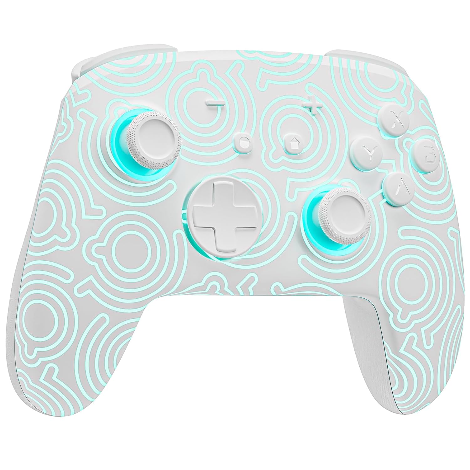 FUNLAB Switch Pro Controller Wireless White for Nintendo Switch