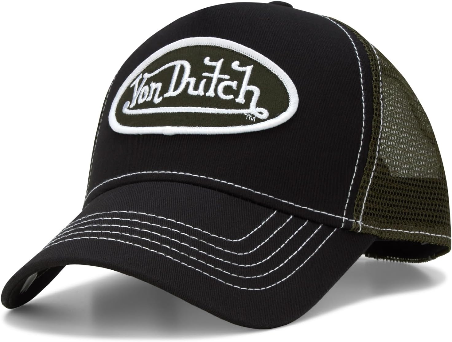 Von Dutch Unisex Trucker Hat - Retro Classic Adjustable Cap