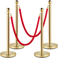 VEVOR Stanchions and Velvet Ropes for Crowd Control Events