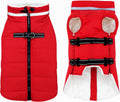 Large Dog Coat with Built-in Harness - Waterproof Fleece Lined 3XL