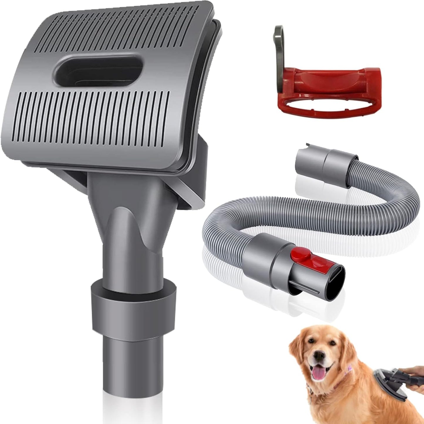 Dyson Pet Groom Tool Attachment w/ Extended Hose