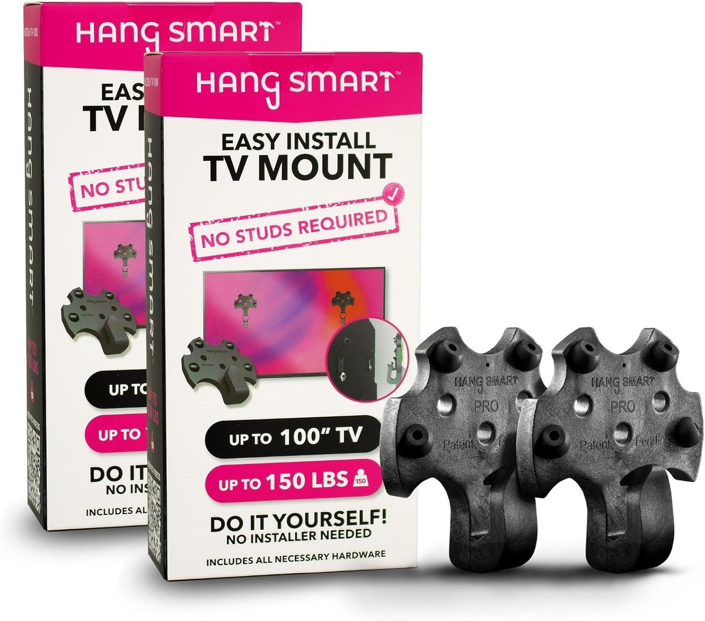 HangSmart TV Wall Mount 2-Pack for 19-100 inch TVs, Easy Install
