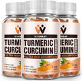 Turmeric Curcumin Gummies with Ginger & Black Pepper - Inflammation