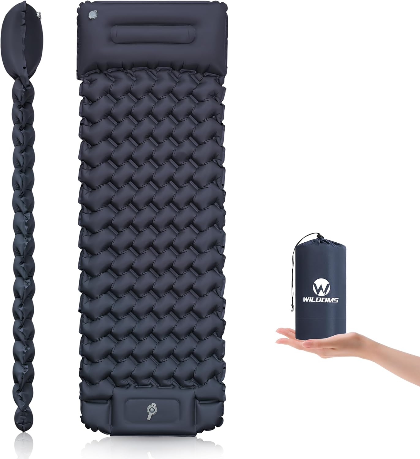 Sleeping Pad for Camping - Ultralight Inflatable Mat with Pump