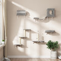 Cat Wall Shelves Set - 7-Piece Vertical Cat Climber for Small Cats