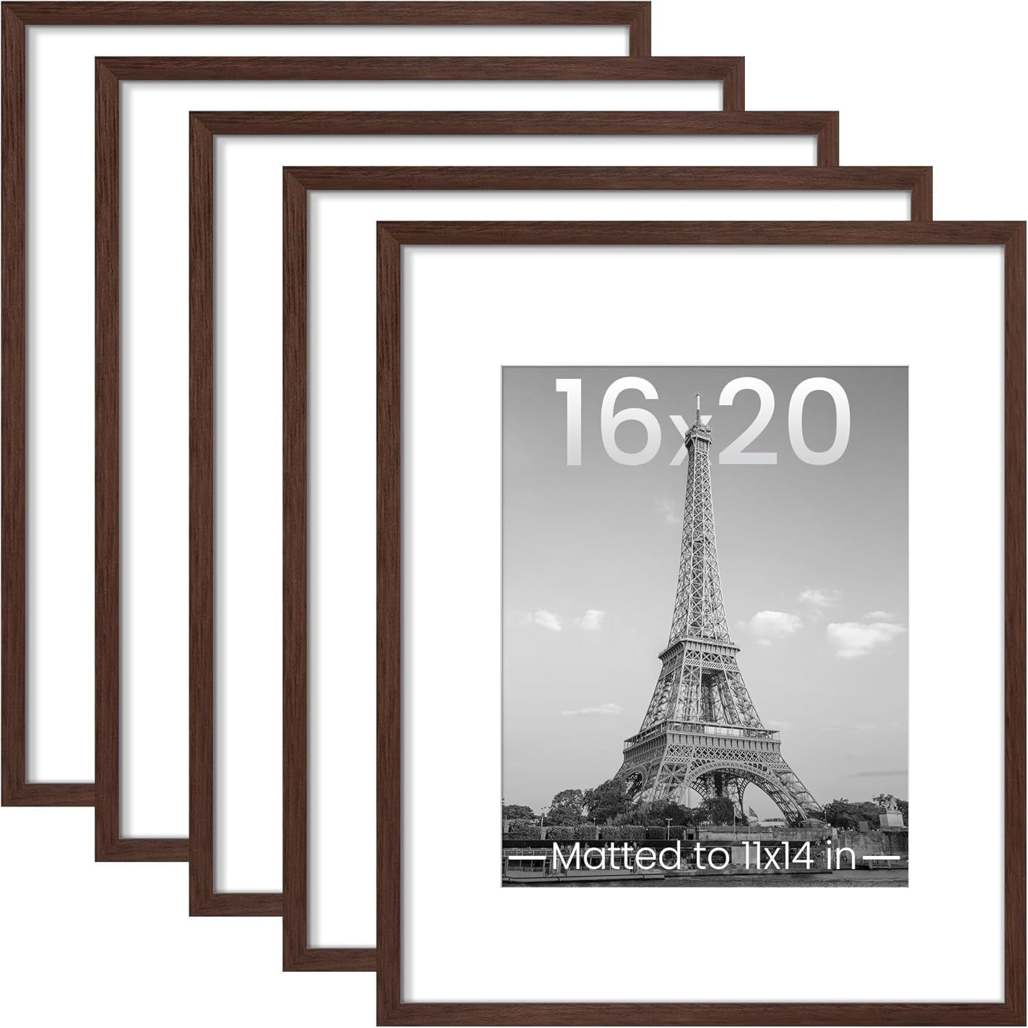 Upsimples 16x20 Picture Frame Set of 5 for Stunning Displays