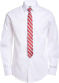 Van Heusen Boys Long Sleeve Button-Down Shirt with Matching Tie Set