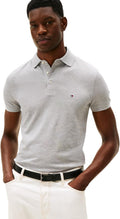 Men's Slim Fit Short Sleeve Polo Shirt - Organic Pique Stretch