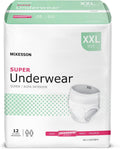 McKesson Super Adult Incontinence Underwear for Comfort and Support