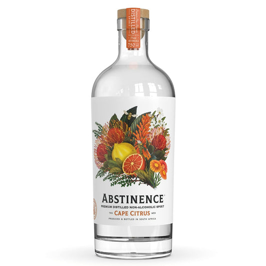Abstinence Cape Citrus | Award-Winning Sugar-Free Spirit | 750ml