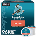 Caribou Coffee Caramel Single Serve K-Cup Pods, 96-Count Box - Smooth