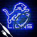 Football Team Neon Sign - Dimmable Wall Light for Game Rooms