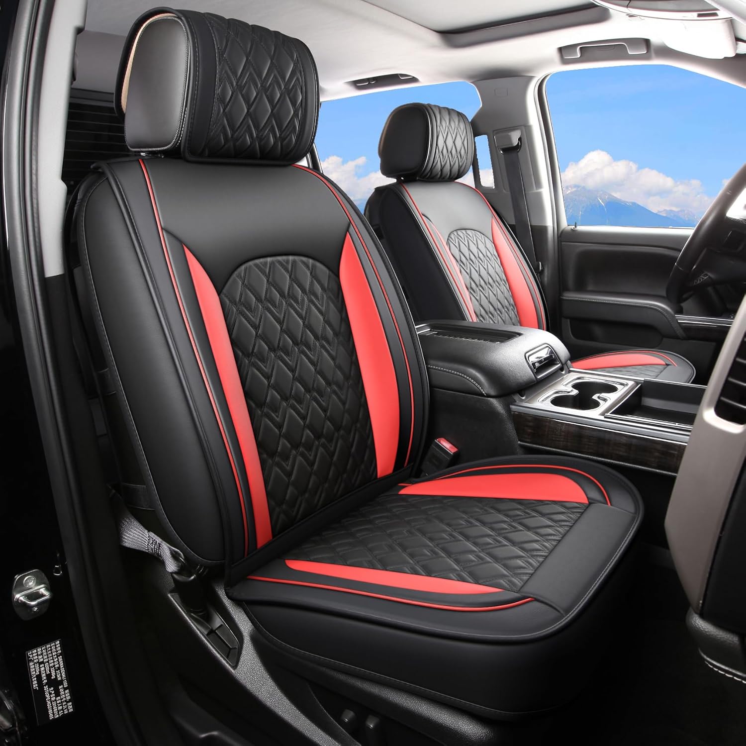Custom Fit Leather Seat Covers for Chevy Silverado 2007-2026
