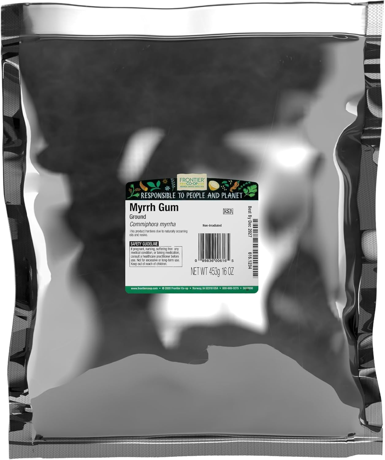 Frontier Co-op Ground Myrrh Gum Powder for Wellness and More