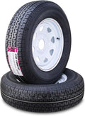 Free Country ST215/75R14 Trailer Tire Wheel Assembly - Safe 8-Ply Set