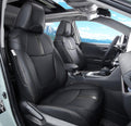 Custom Fit RAV4 Car Seat Covers LU01-XLE Black - Waterproof Faux