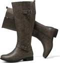 Luoika Women's Extra Wide Calf Knee High Boots - Wide (Style YZ6S)