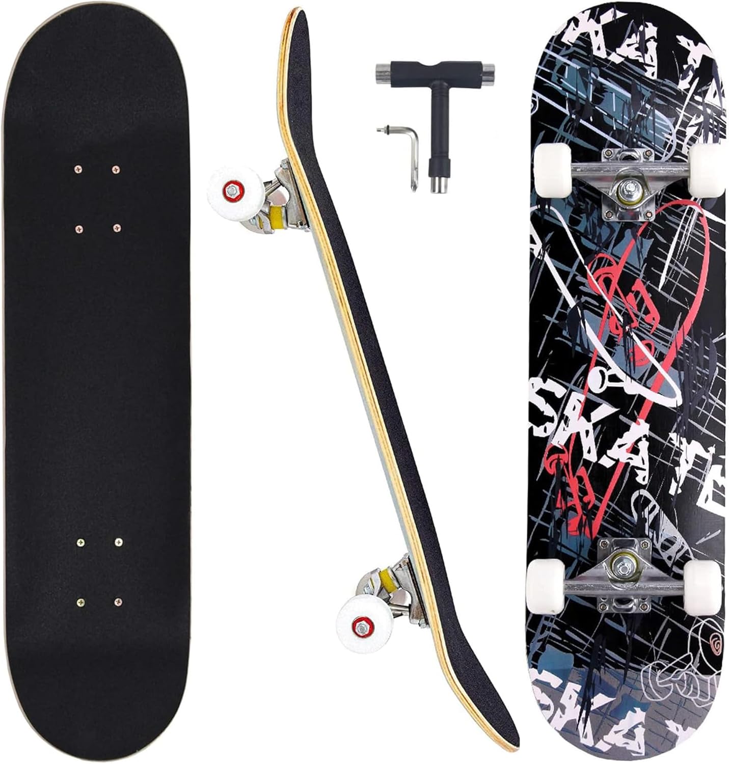 Skateboards for Beginners and Youths - 31 Inch Pro Complete