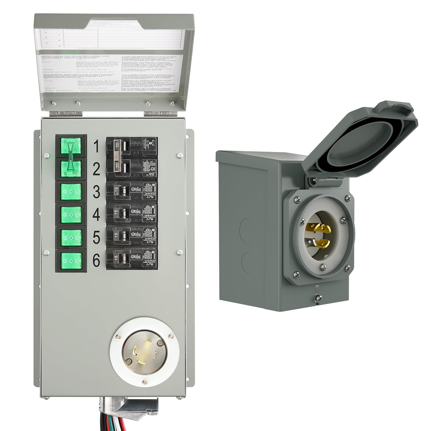Nature's Generator Transfer Switch Kit for Safe Power Transfer