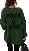 PRETTYGARDEN Long Sleeve Open Front Knit Cardigan - Cozy Lightweight