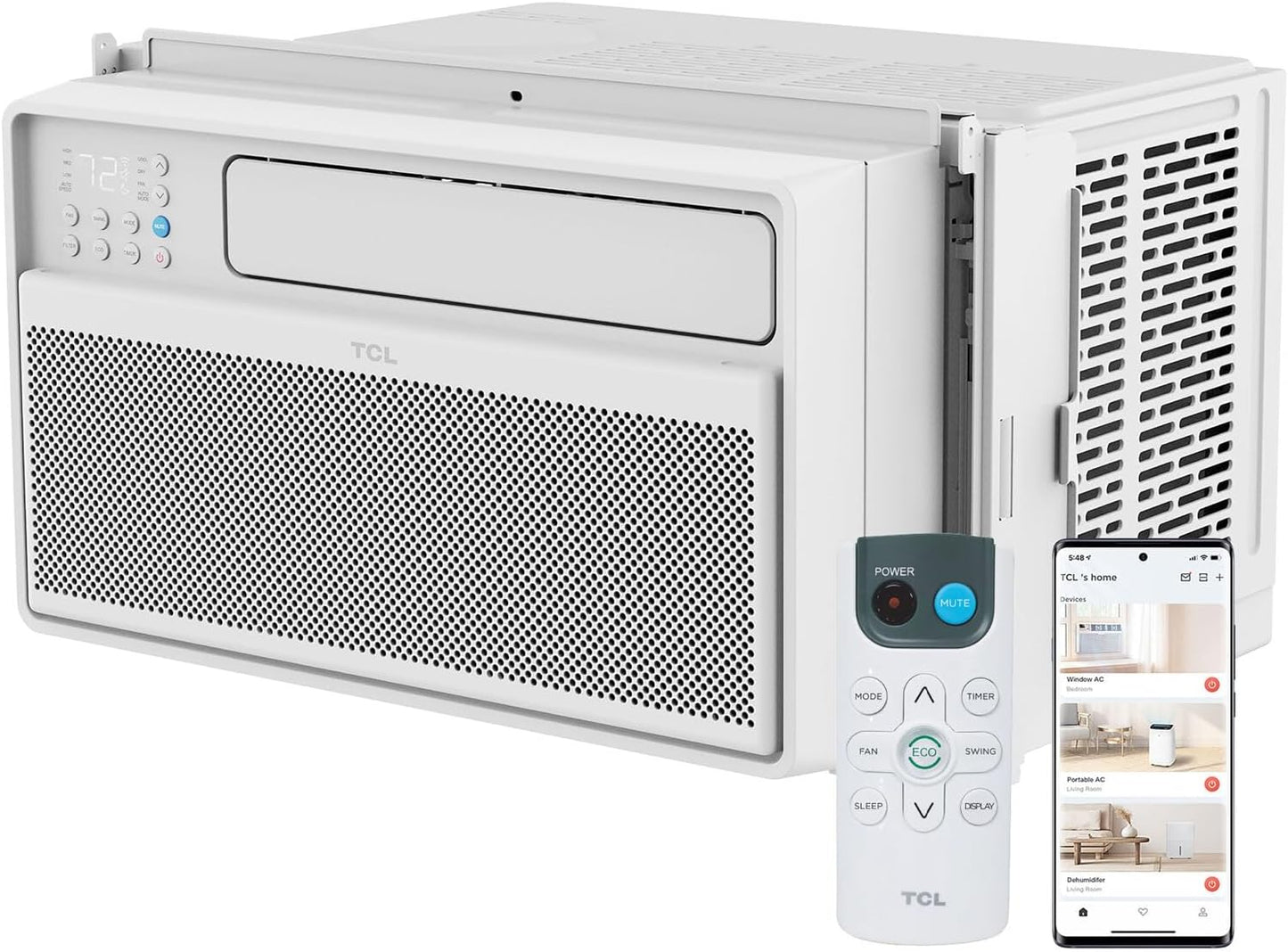 TCL 12,000 BTU Smart Inverter AC - 38% Energy Saving
