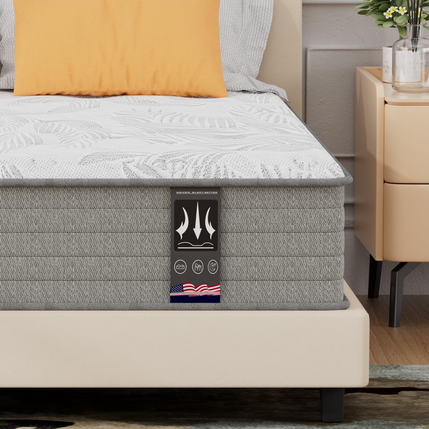 Twin XL Mattress with Gel Memory Foam for Ultimate Comfort