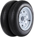 4.80x12 Trailer Tires with 12in Rims 2 Pack - Durable Utility Fit