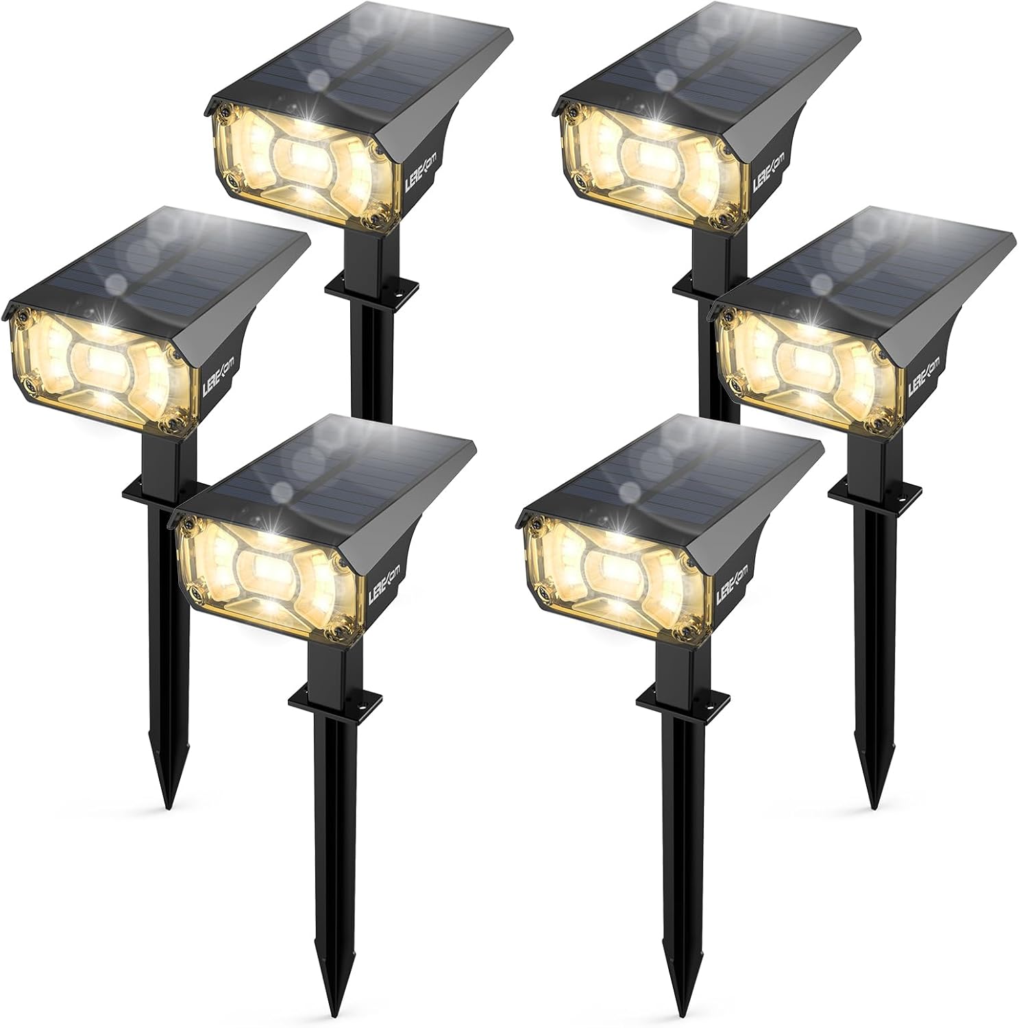 3 Brightness Modes Solar Outdoor Lights with 40 LEDs for Patios