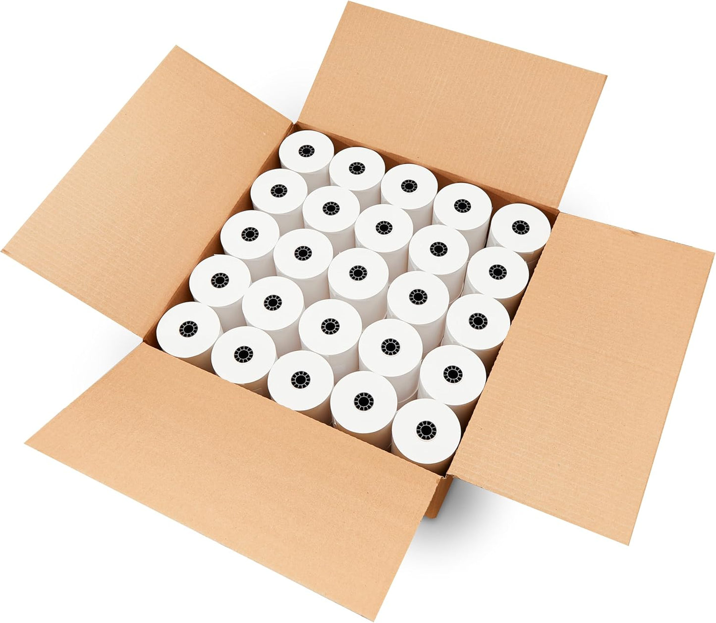 3in x 165ft 1-Ply Bond Receipt Paper for POS Printers