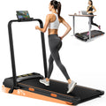7.8MPH Incline Treadmill for Home - Compact 2-in-1 Walking Pad