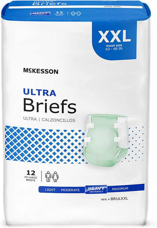 McKesson Ultra Briefs 2XL 48 - Heavy Absorbency