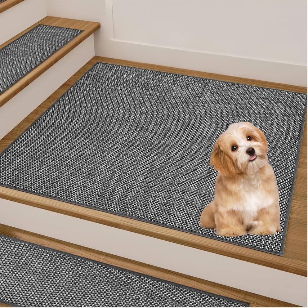 Non Slip Liner Stair Treads with Rubber Backing for Safety