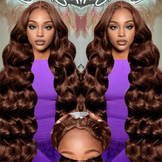 24 Inch Chocolate Brown Lace Front Wig for Gorgeous Styles