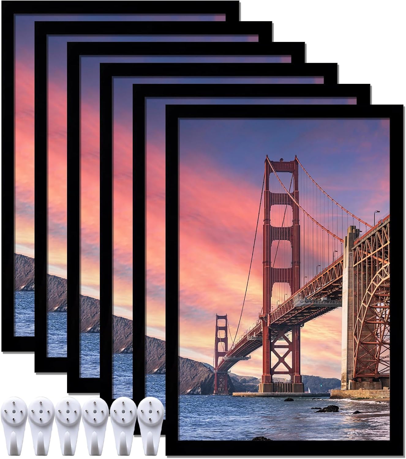 12x18 Picture Frame Set for Canvas Collage and Posters
