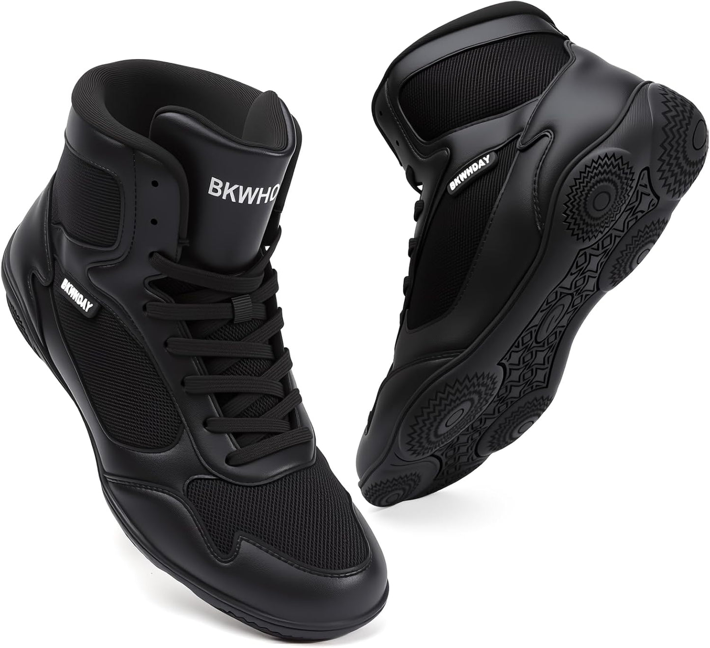Wrestling Shoes for Men - High Top Boxing and Training Boots