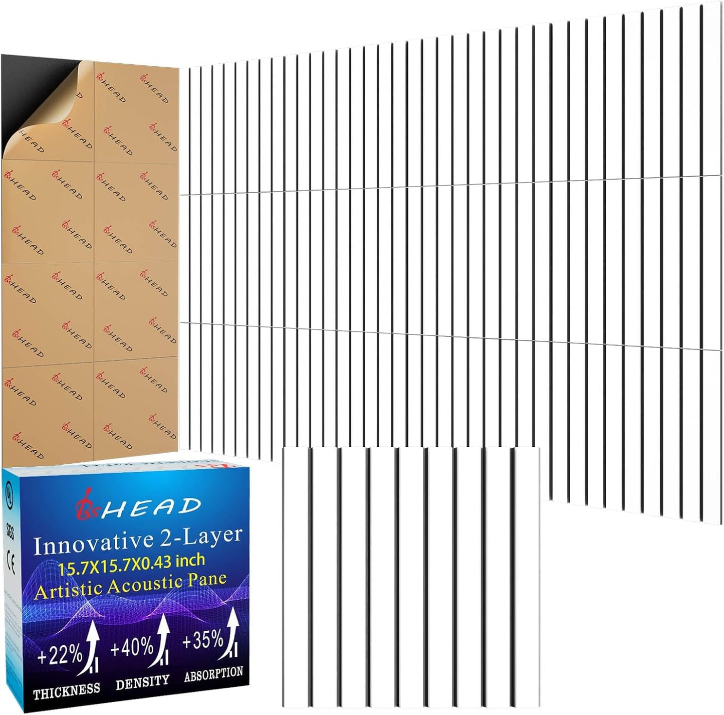 8 Pack Soundproof Wall Panels for Effective Noise Reduction