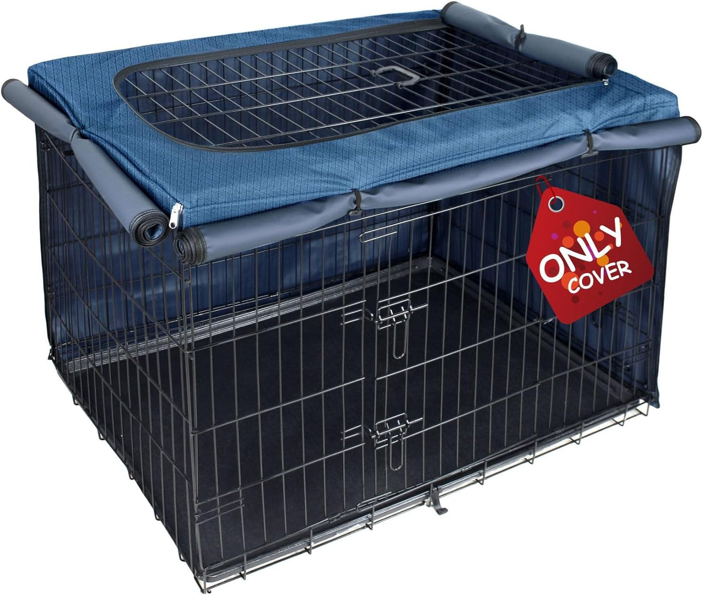 Explore Land Dog Crate Cover for 48 Inch Wire Cage - Heavy-Duty
