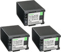 Kastar 3-Pack BP-828 7.4V 3300mAh Camera Battery Pack - Longer Run