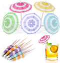 Tropical Vibes Cocktail Picks - 125 Pcs Beach Party Decor