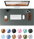 YSAGi Leather Desk Pad Protector - Large Non-Slip PU Desk Mat