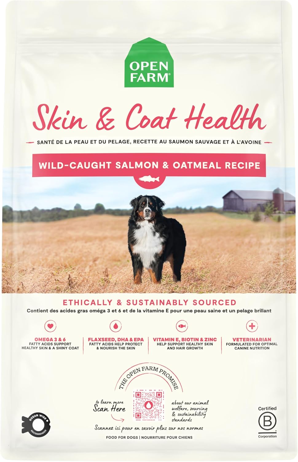 Open Farm Skin & Coat Health Dog Food for Shiny Coats