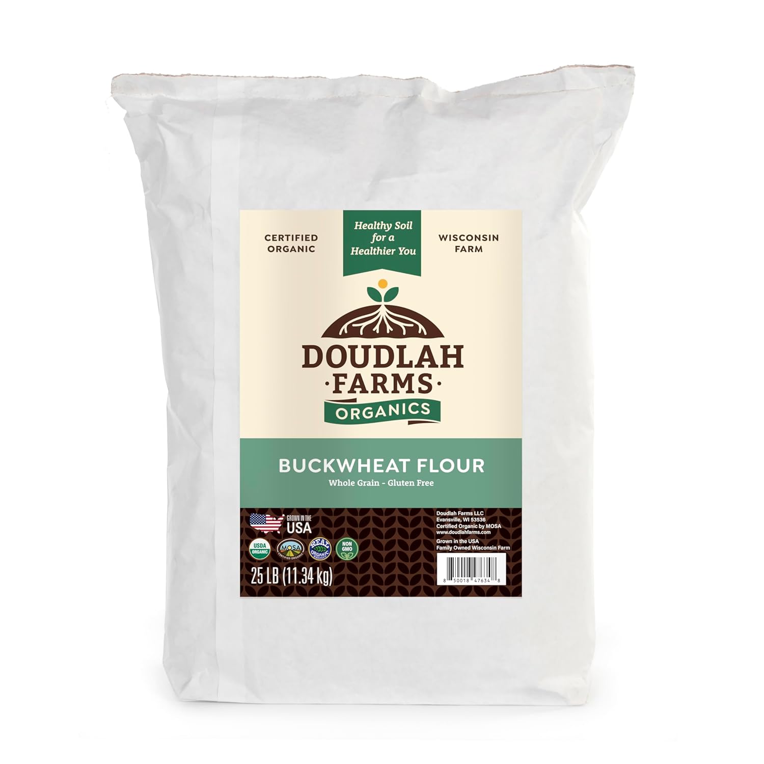 Organic Buckwheat Flour for Baking - Gluten Free & Vegan