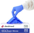 Dealmed Nitrile Medical Grade Exam Gloves - Latex Free Protection