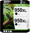 950XL Black Ink Cartridges Replacement for HP 950 XL - High Yield