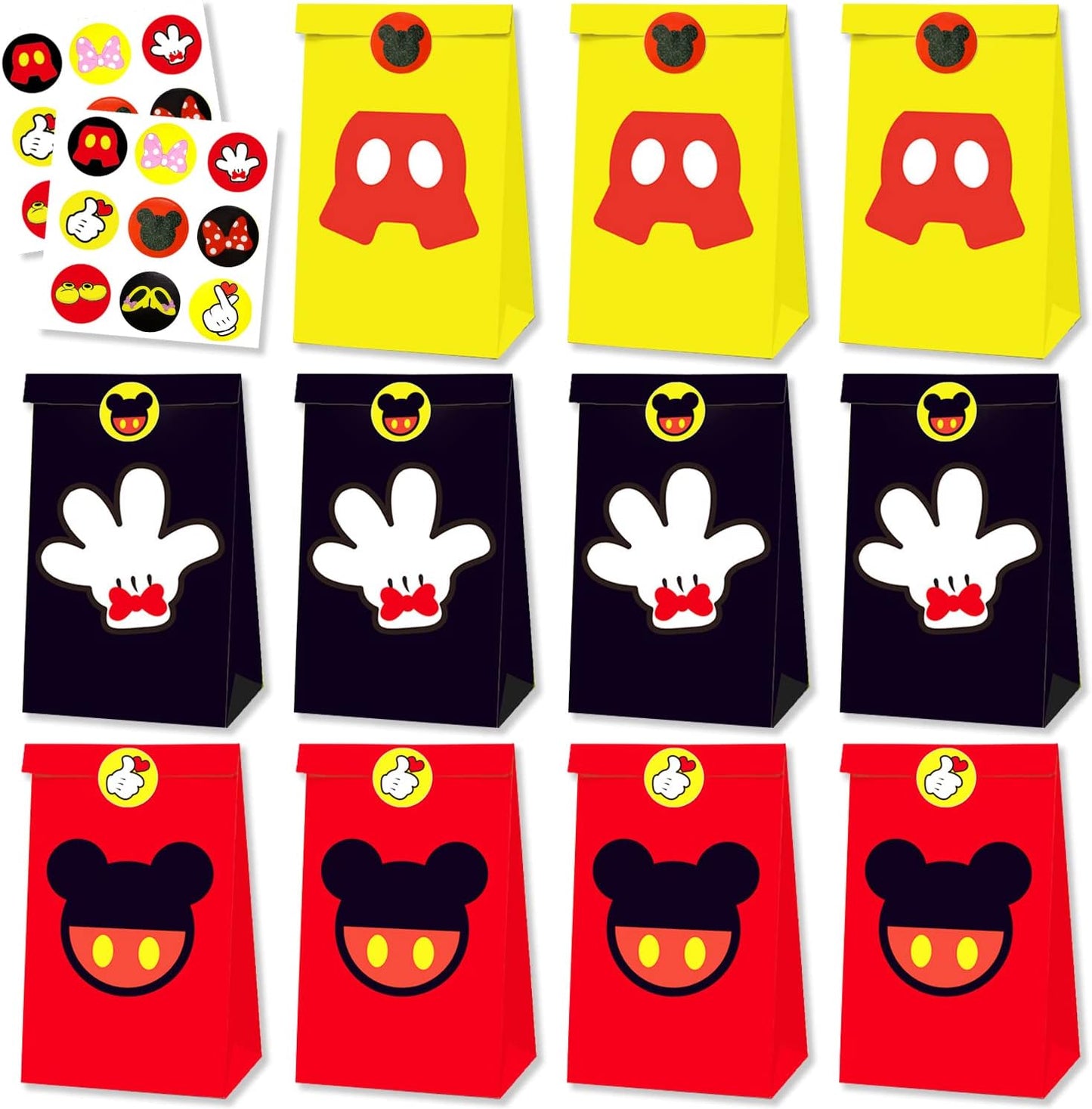 24Pcs Mouse Party Bags - Perfect Birthday Favors!