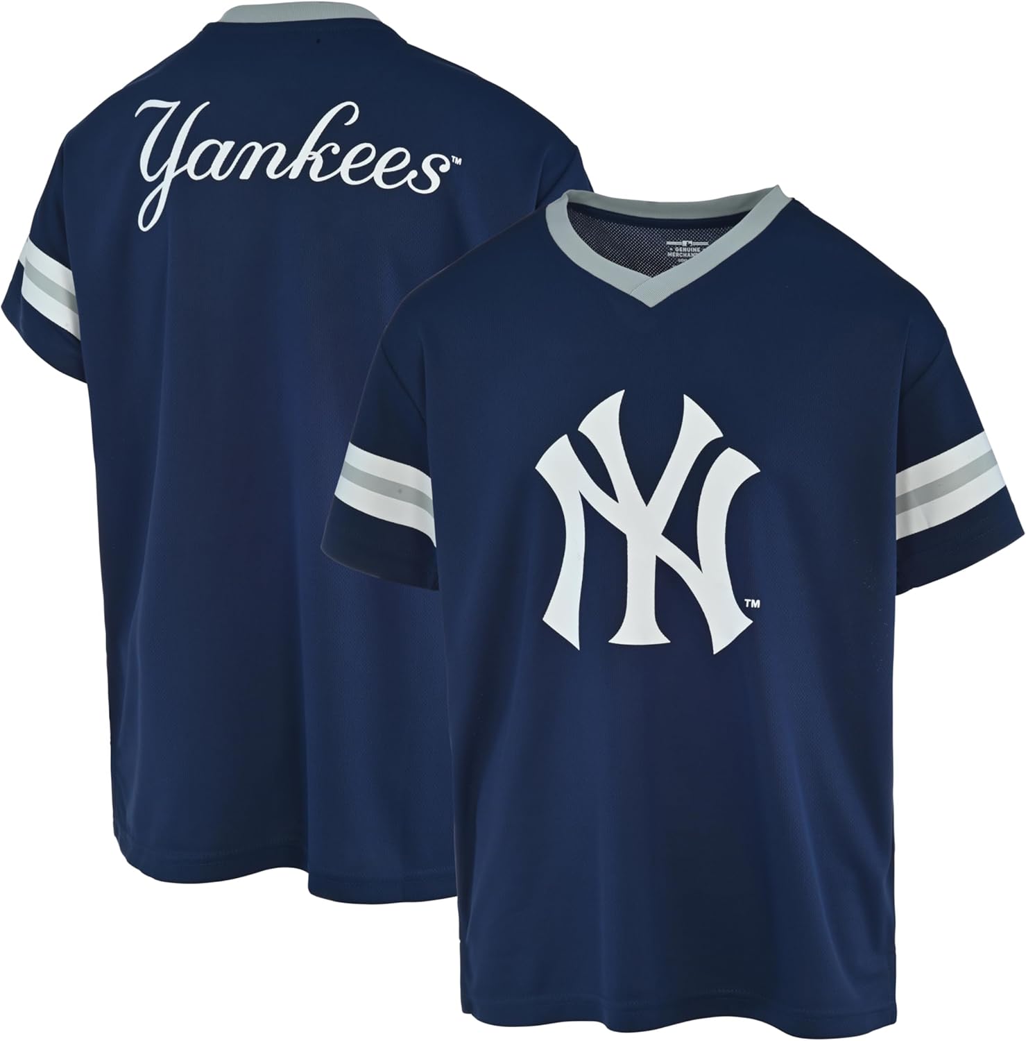 MLB Kids Youth 4-20 Official Primary Logo Ballpark Jersey