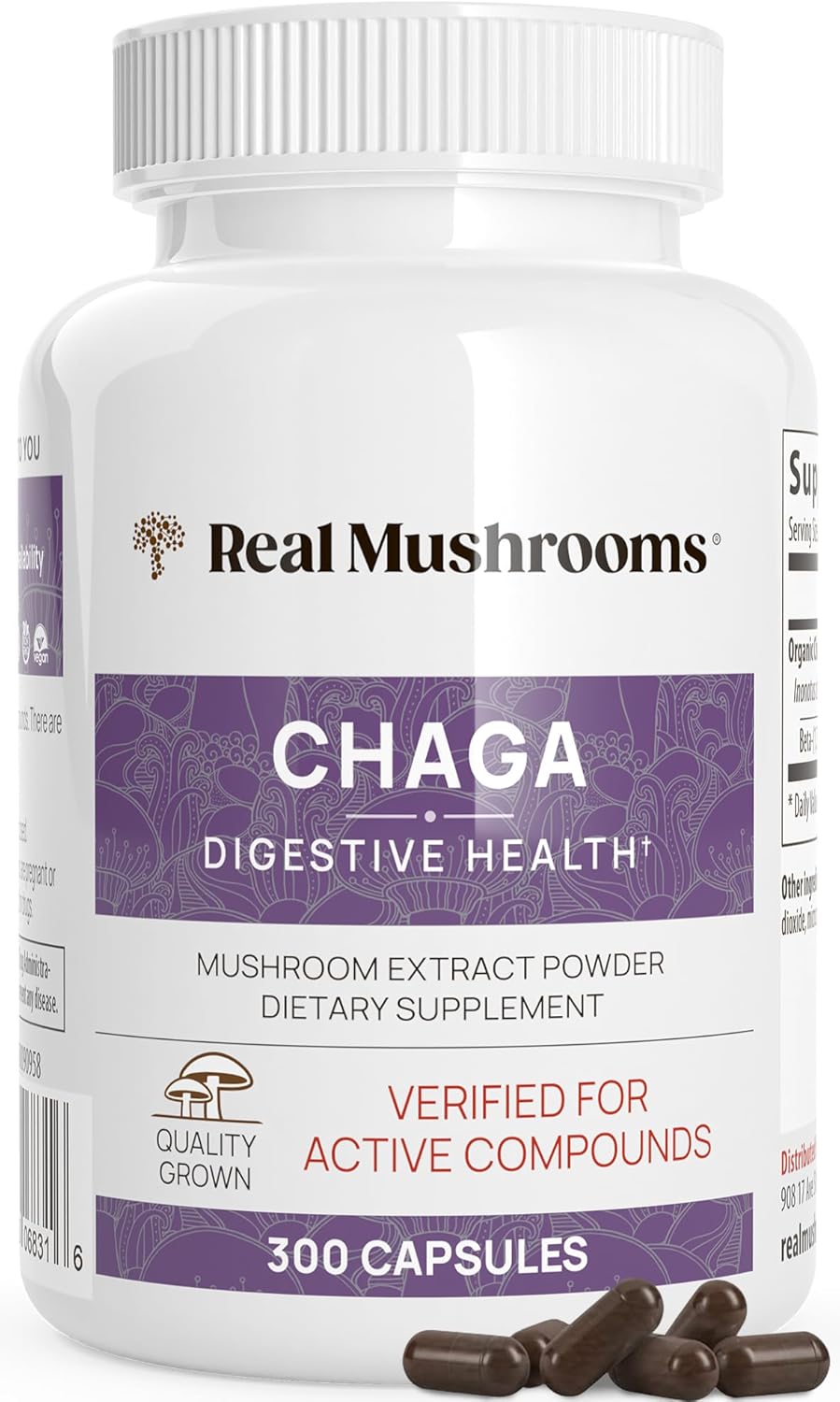 Organic Chaga Capsules - Immune Boost & Energy