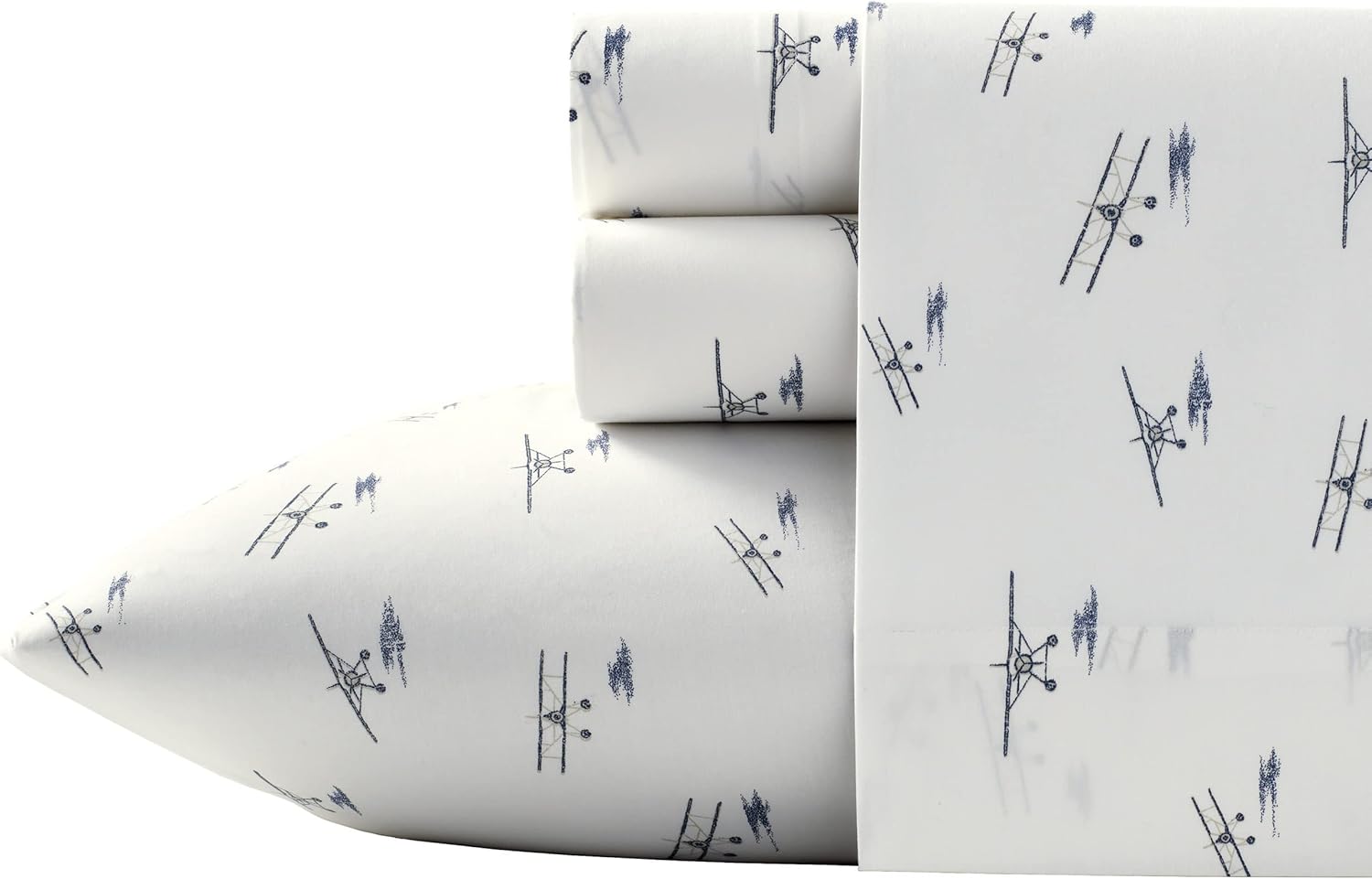 Eddie Bauer King Sheets Set - Crisp Cotton Percale Bedding